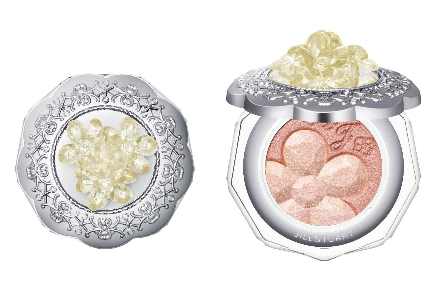 ジルスチュアート「花びらアイシャドウ」に“ミモザ＆ピオニー”の限定