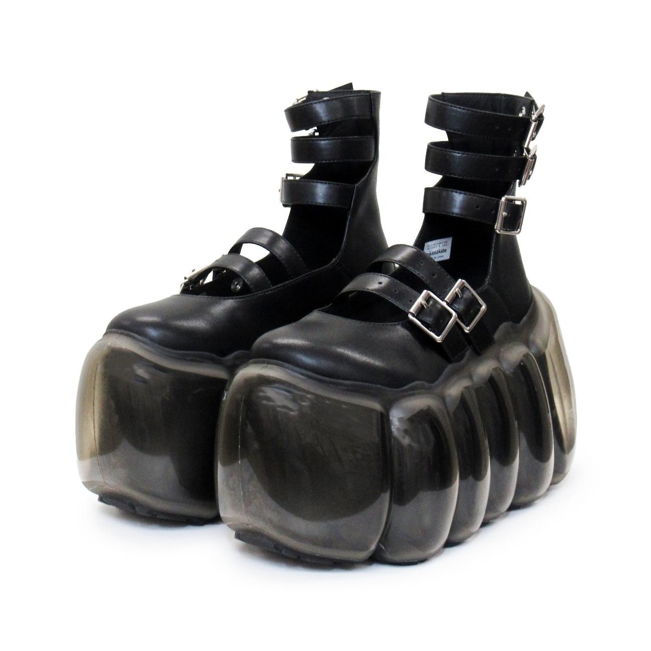 ミキオサカベ24年秋冬新作“11cm厚底クリアソール”「ハイバブル