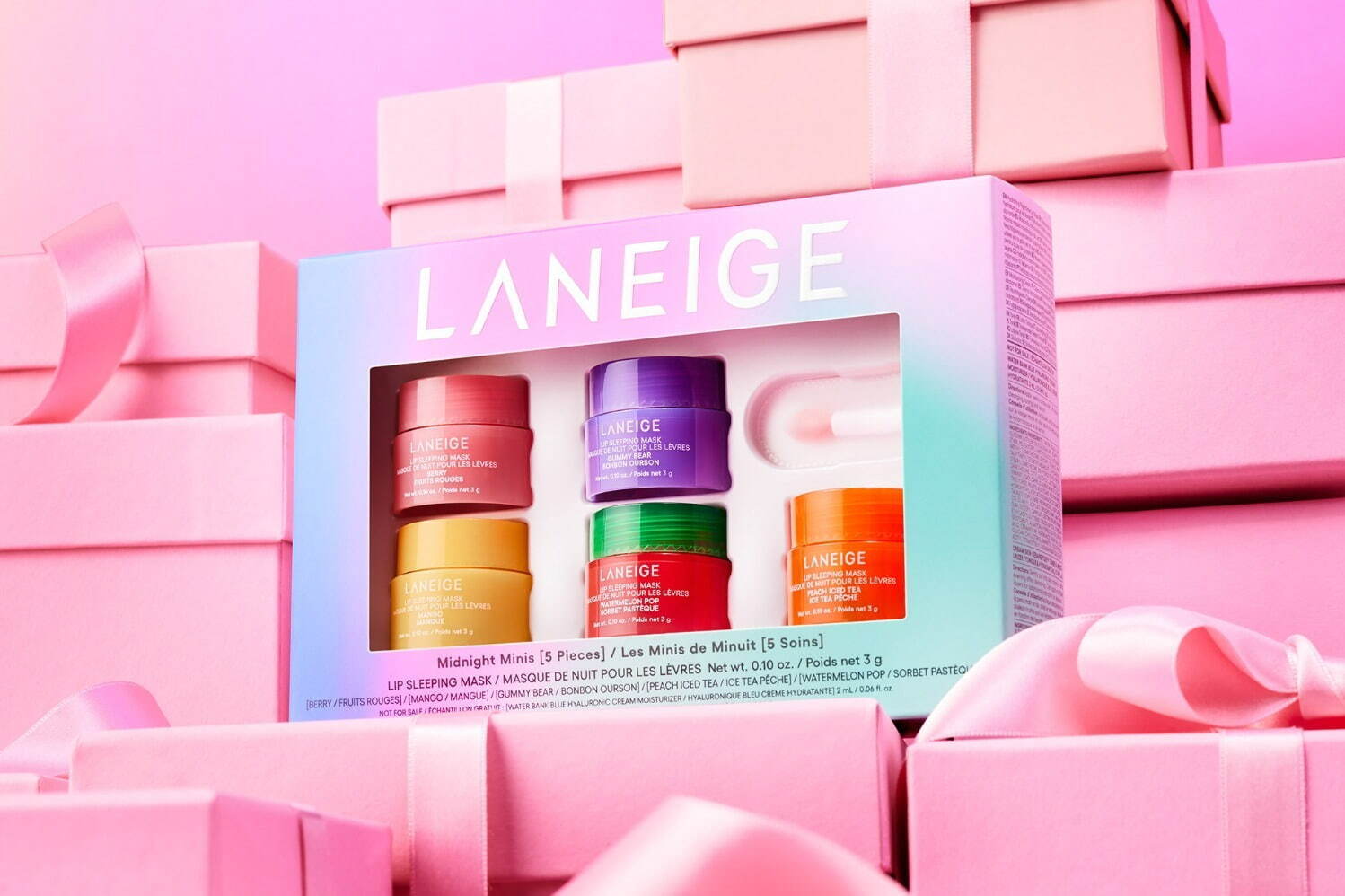 ラネージュ24年クリスマスコフレ、“ピーチアイスティー＆グミベアの