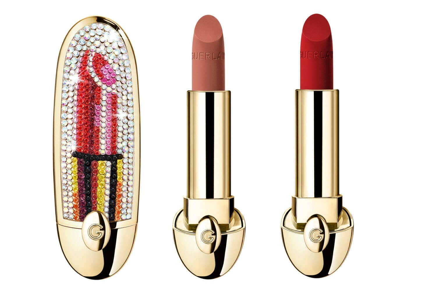 ゲラン24年クリスマスコスメ、“ラインストーン煌めく”限定アイシャドウ