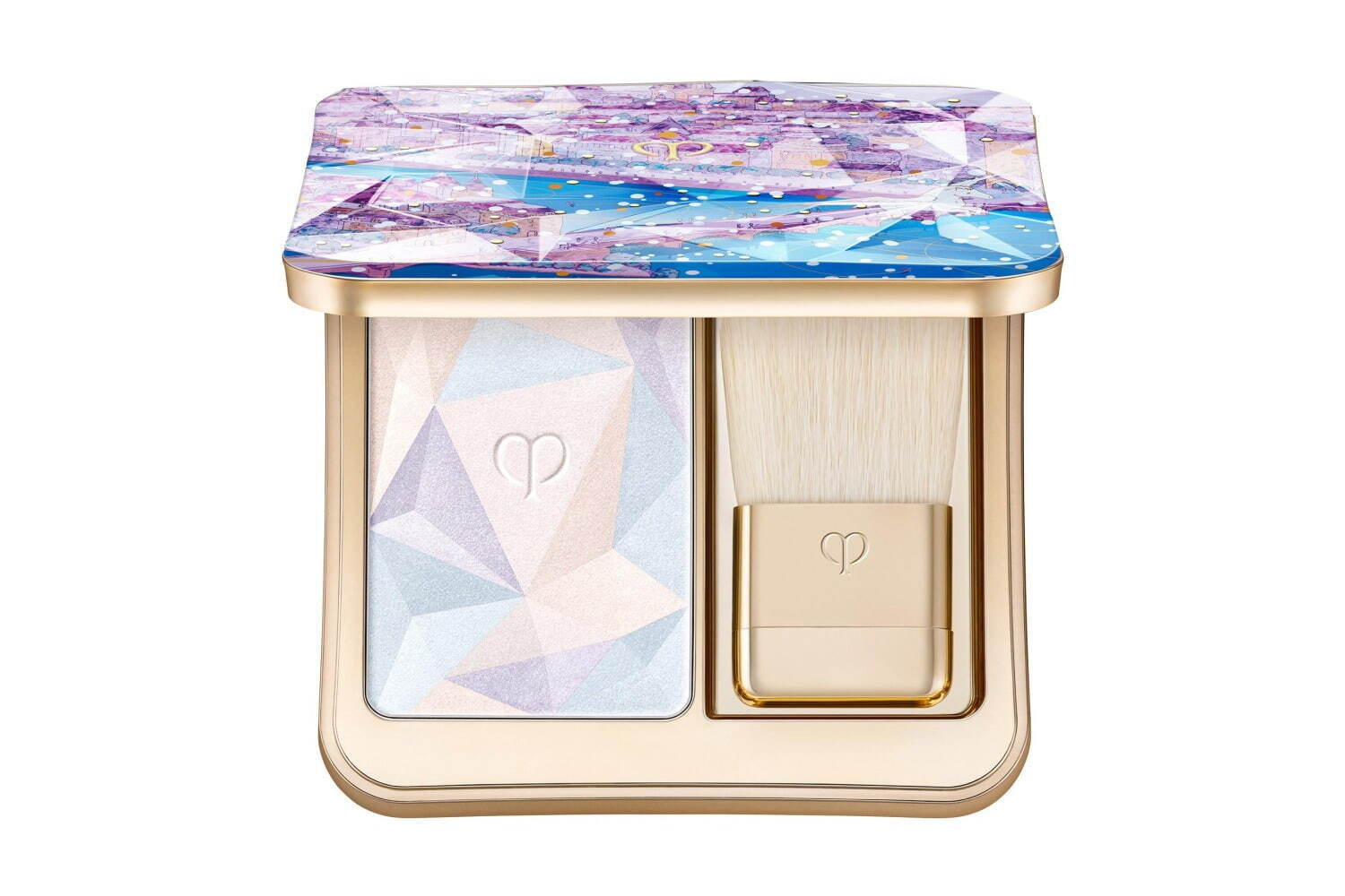 クレ・ド・ポー ボーテ24年クリスマスコスメ、“雪の結晶”ブルーの透明