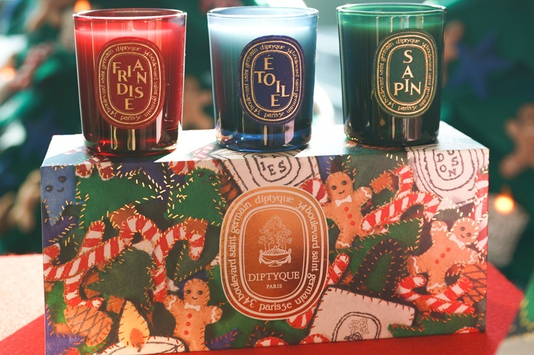 ディプティック22年クリスマス第2弾、“煌めく星柄”のミニキャンドル