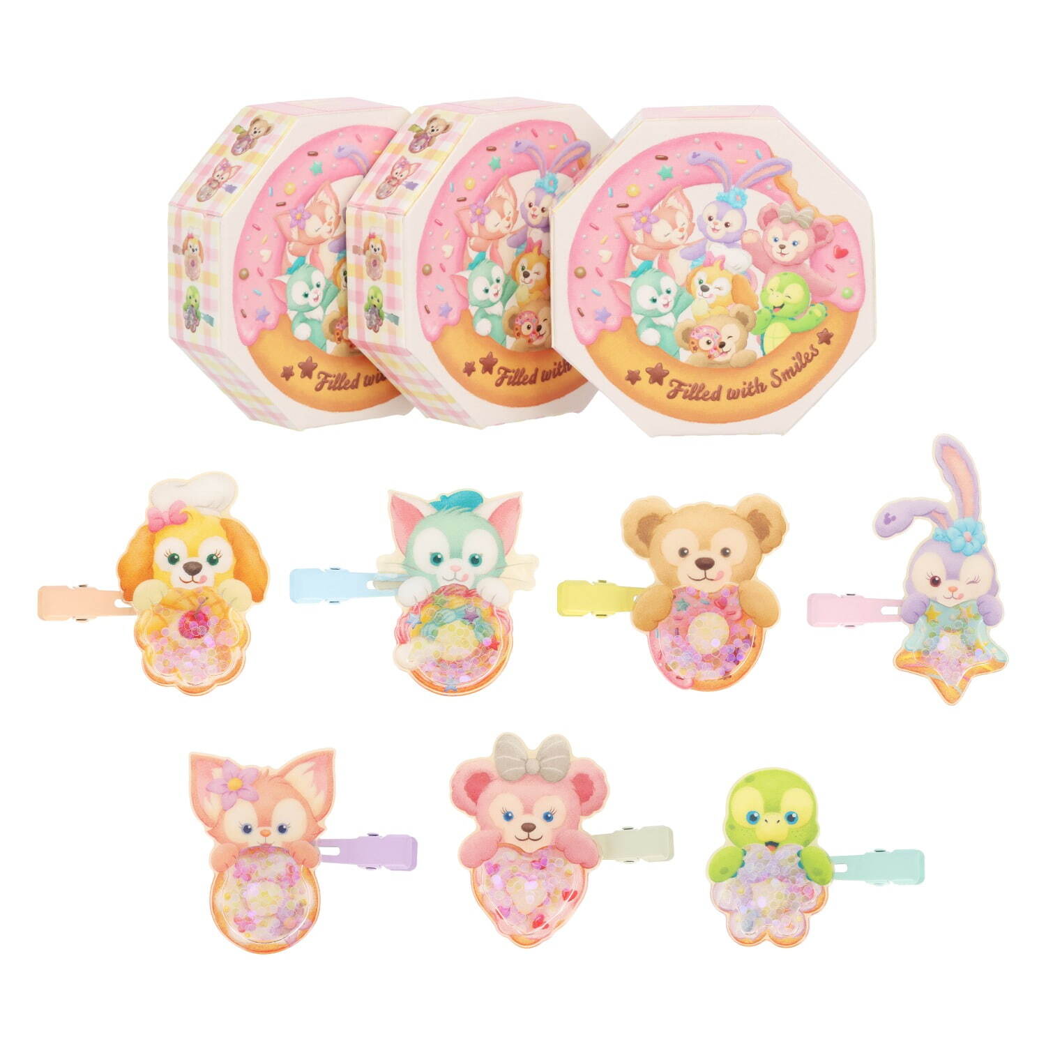 写真15/41｜“ドーナツ抱える”ダッフィー＆フレンズぬいぐるみバッジ