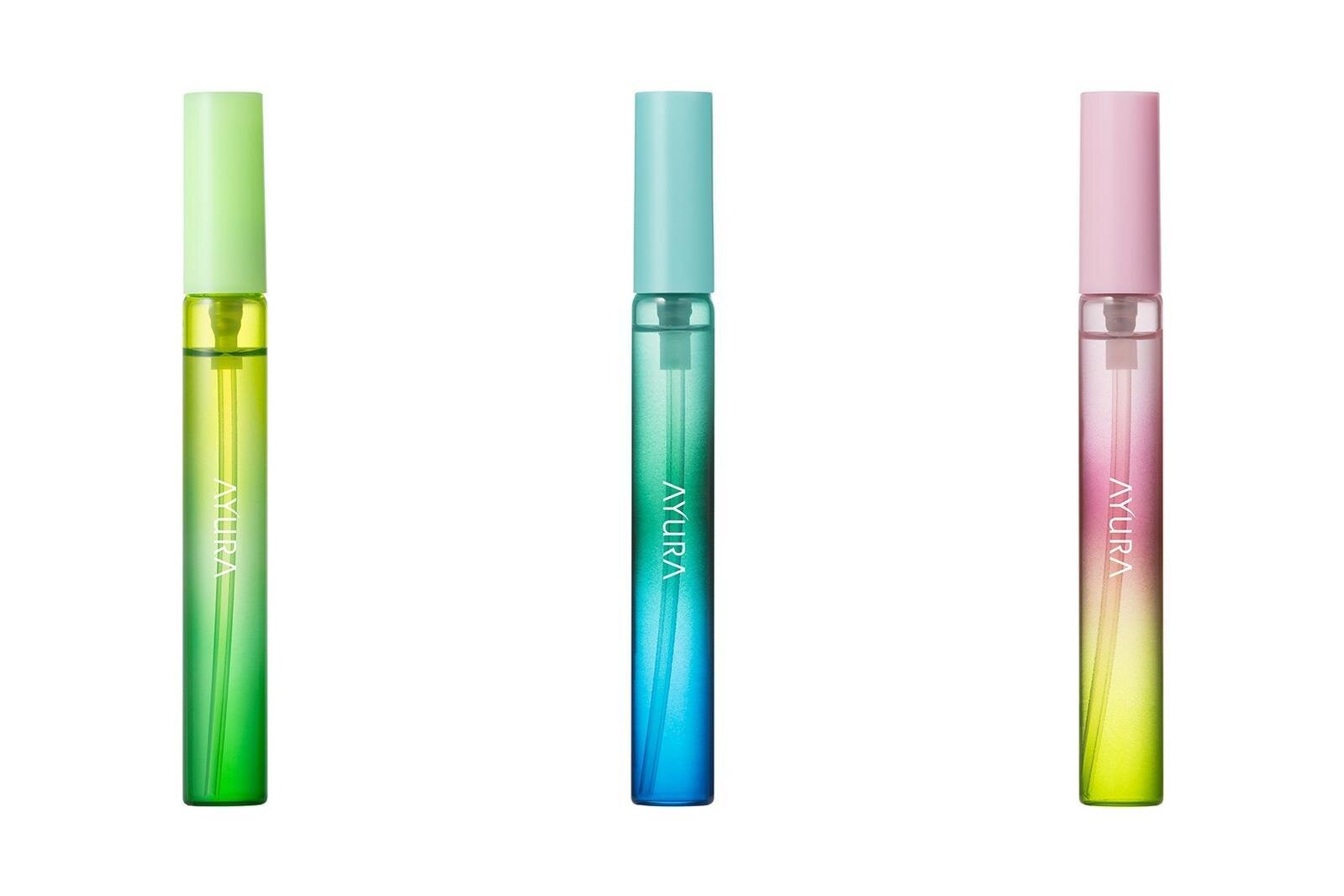 アユーラ“入浴料”生まれのフレグランス定番化、グラデボトルの和の香り