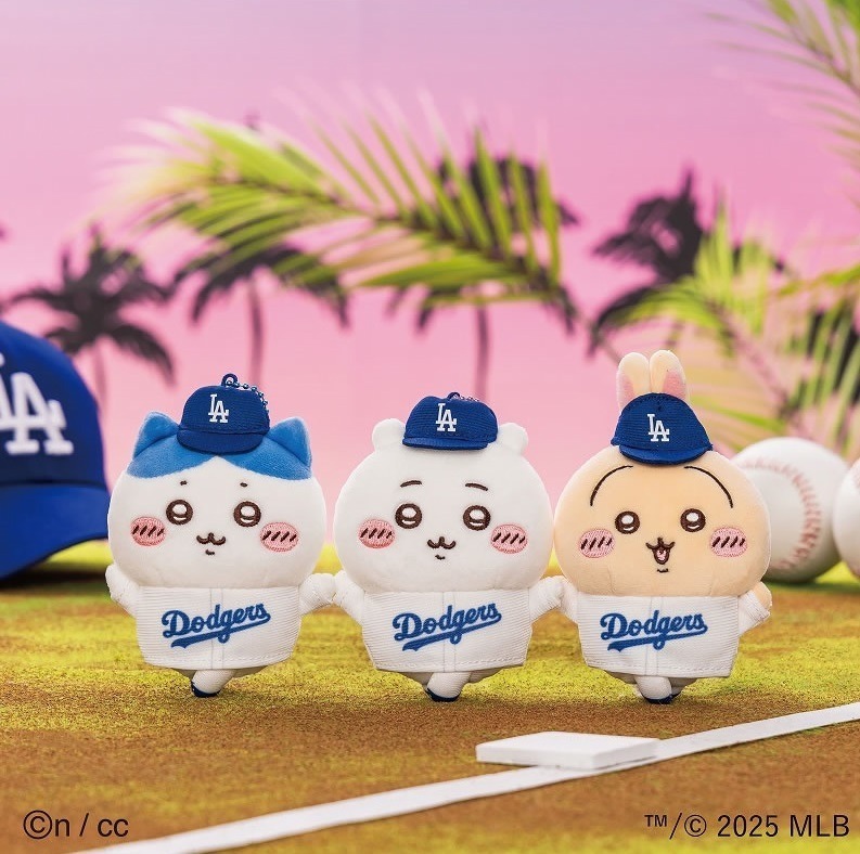 ちいかわ×MLB 東京シリーズ」限定グッズ、うさぎやハチワレたちが