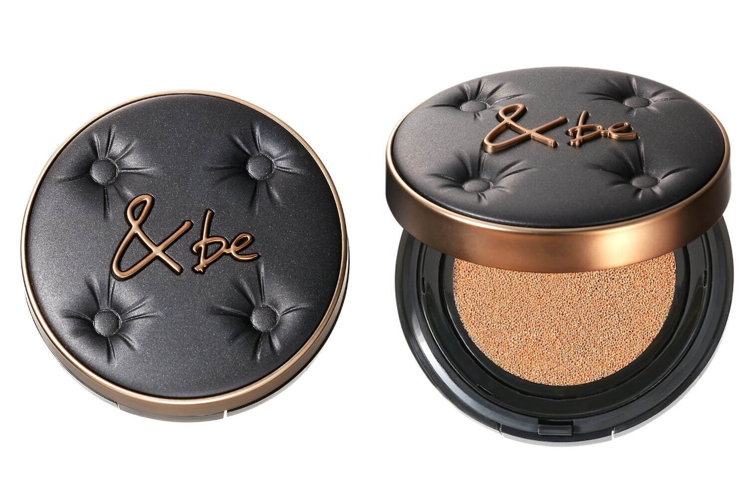 アンドビー25年夏ベースメイク、生マット肌仕上げの美容液クッション