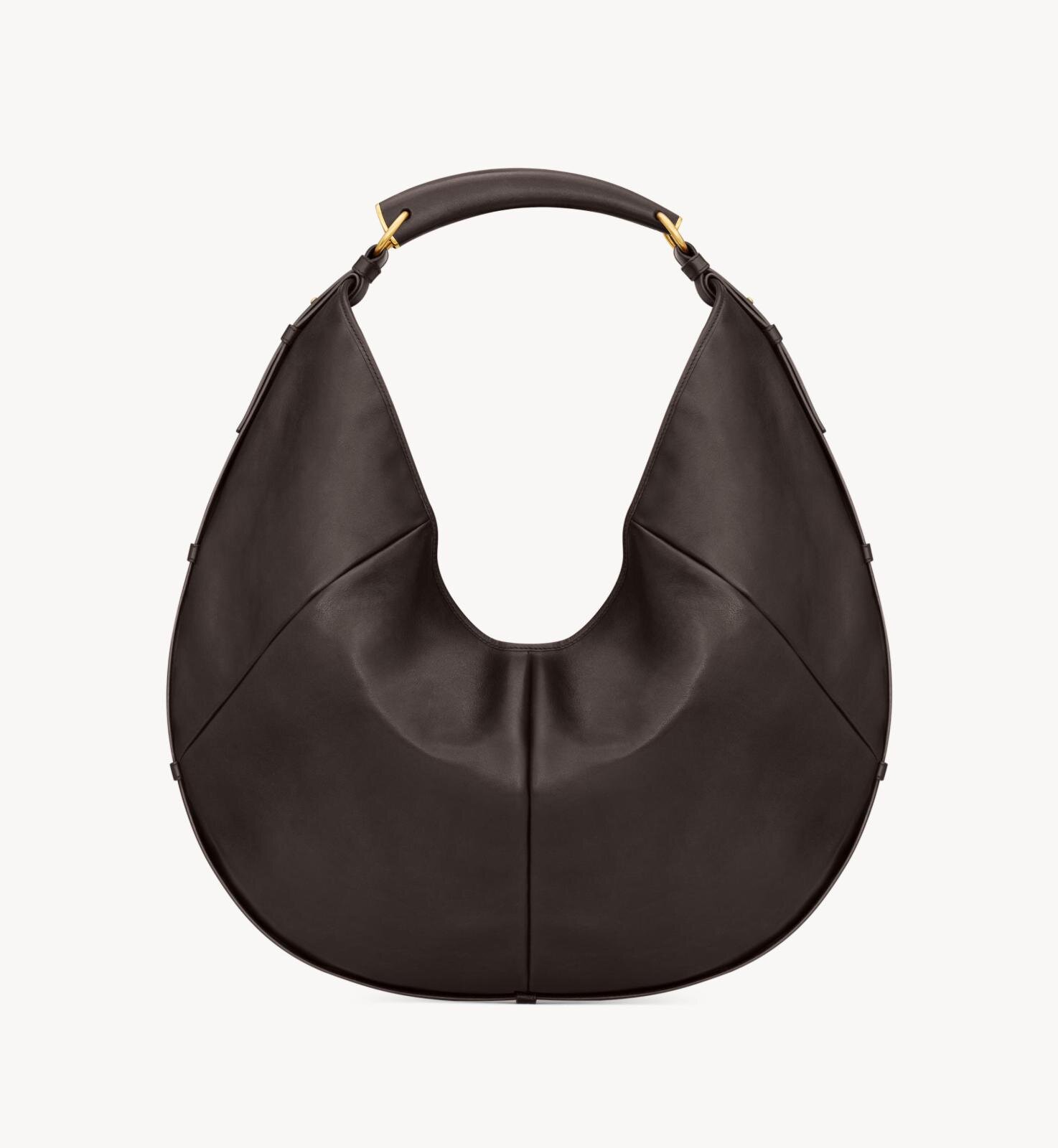 サンローラン“ツノ型ハンドル”の丸みレザーバッグ「モンバサ」再登場