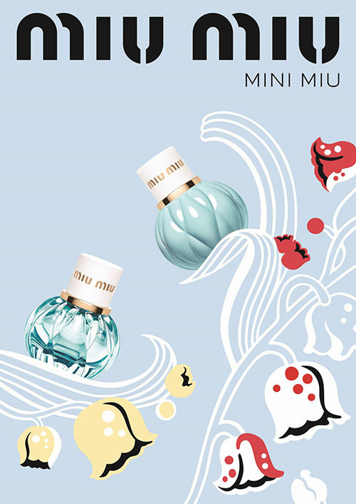 ミュウミュウのフレグランス「ミュウミュウ ミニミュウ セット」 2つの