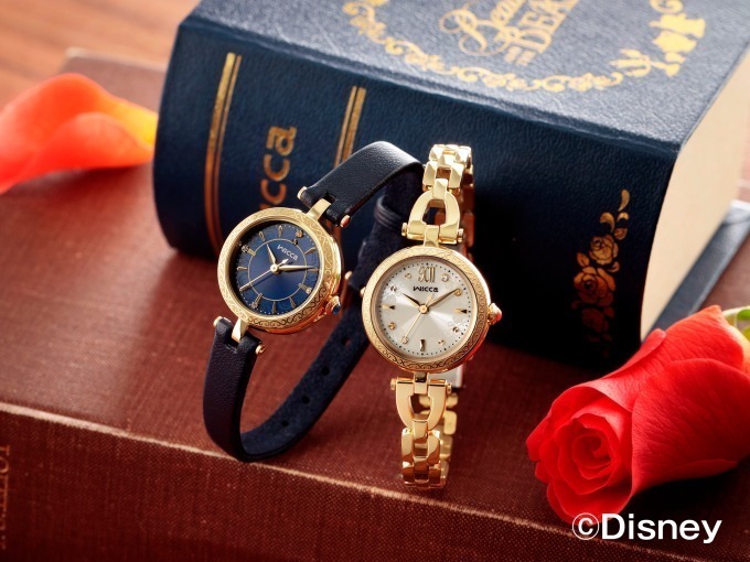 シチズンからディズニー『美女と野獣』の時計 - ベルのドレスや野獣の