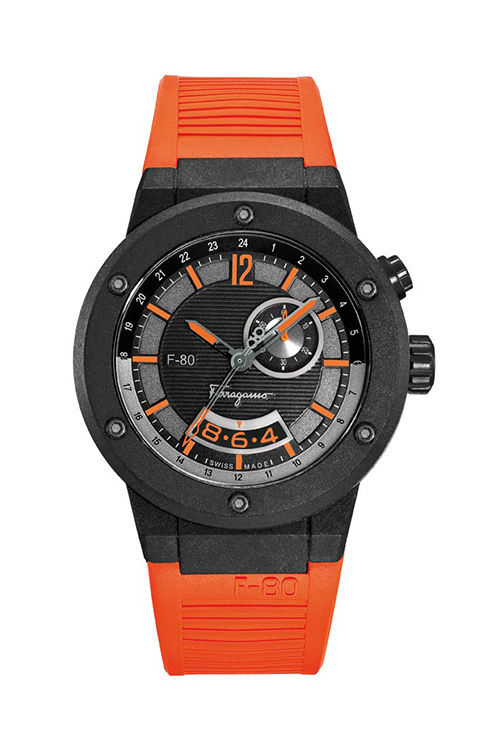 サルヴァトーレ フェラガモ、人気時計シリーズF-80からGMT搭載の新作