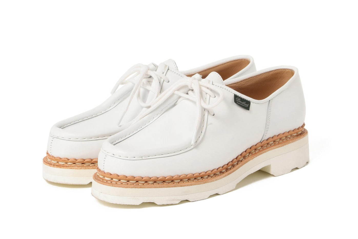 パラブーツ×レイ ビームス、モカシン縫いのクラシカルな革靴「ミカエル