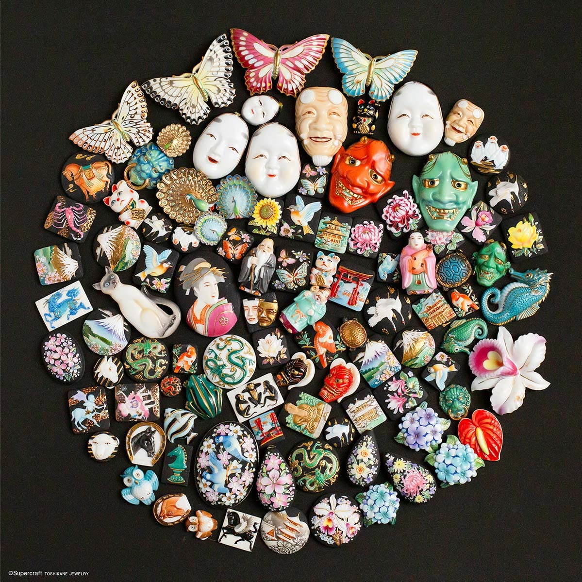 幻の有田焼ジュエリー”トシカネ世界初の展覧会が渋谷で、再現不可