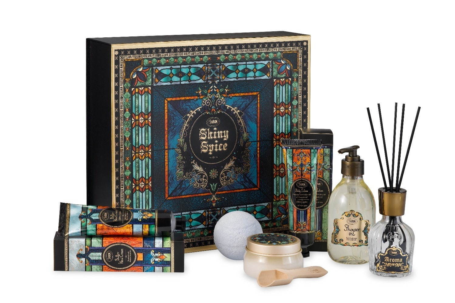 SABON19年クリスマスコフレ＆ボディケア 、“ステンドグラス”を思わせる