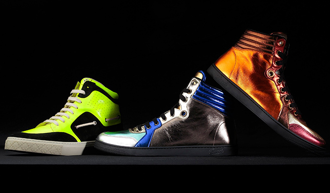 グッチ(GUCCI)、カラフルな日本限定メンズスニーカー発表