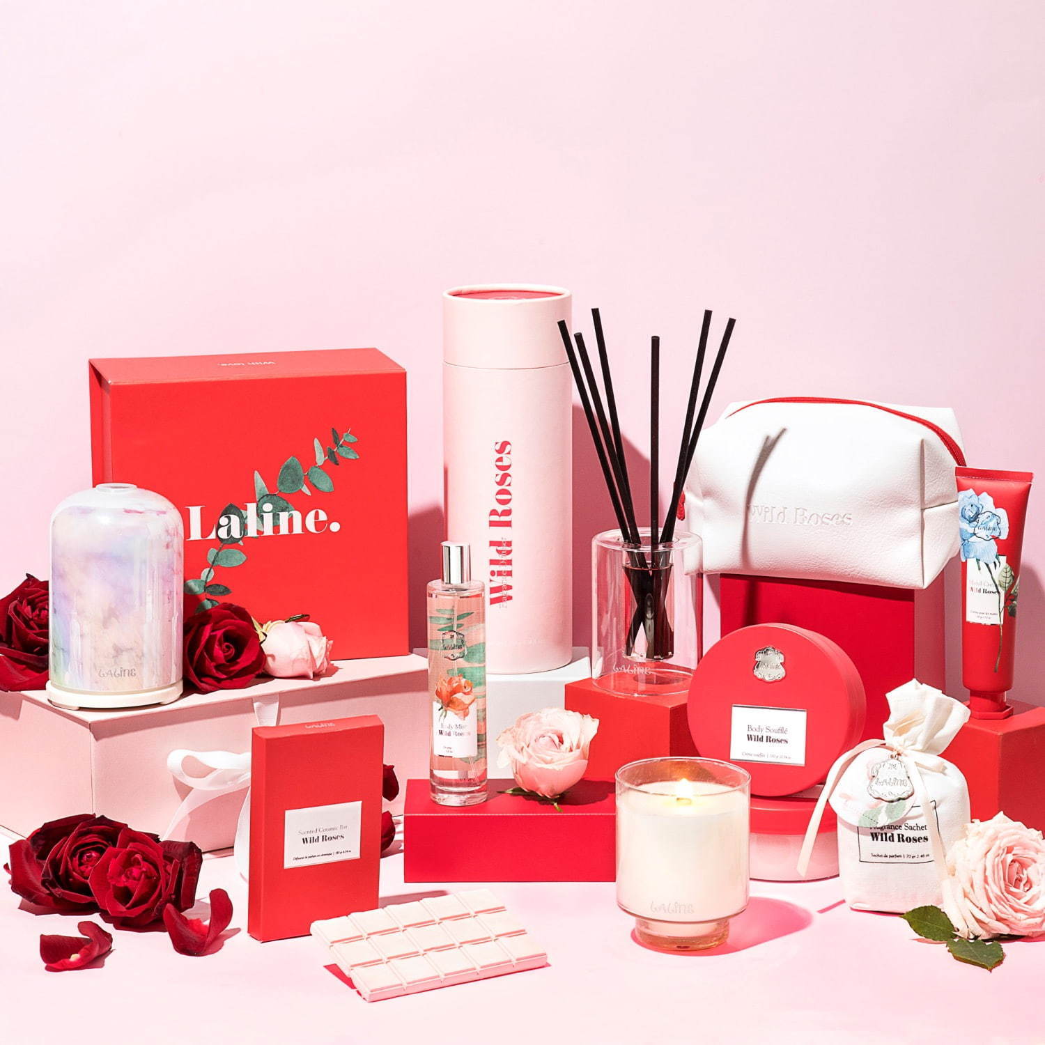 ラリン“心ときめく”バラの香り「ワイルドローズ」限定ボディケア