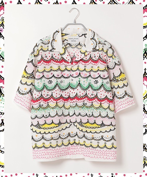 ニコアンド×ツモリチサト第2弾、“宇宙柄”シャツワンピや“カラフル