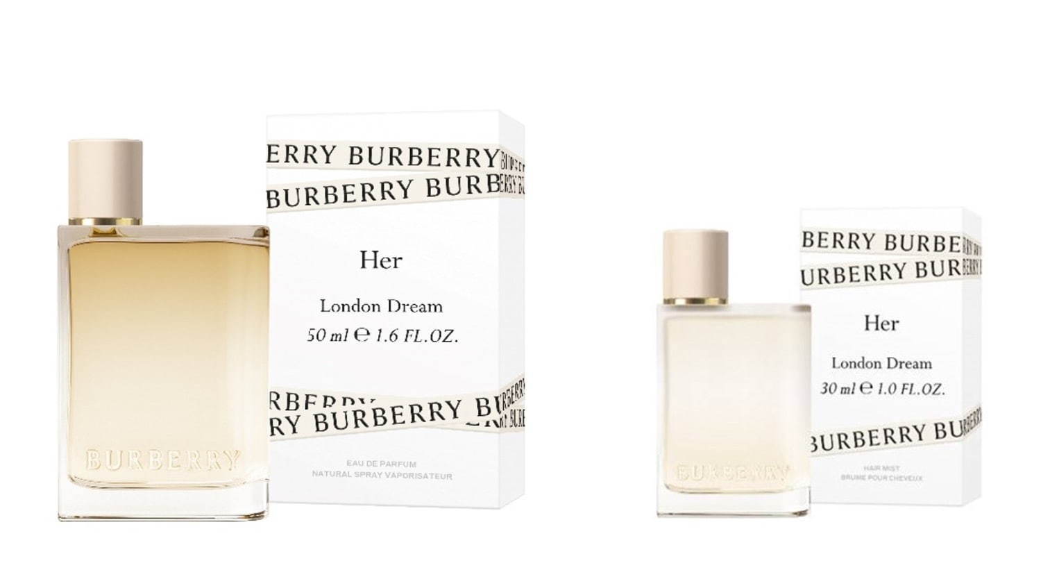 バーバリーの新香水「バーバリー ハー ロンドン ドリーム