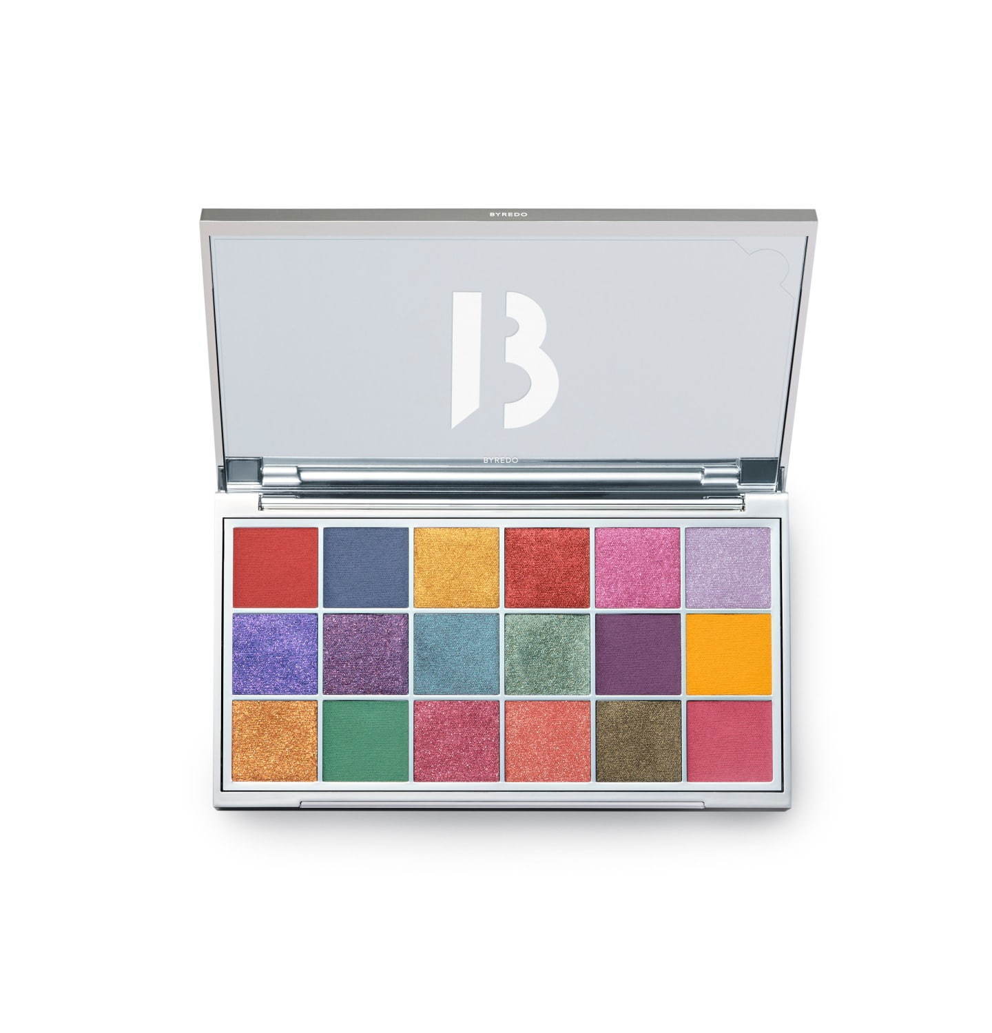 バイレード“色の実験”を楽しむ虹色アイパレット、煌めくレッド＆マット