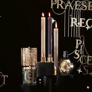 ディプティック22年クリスマス第2弾、“煌めく星柄”のミニキャンドル