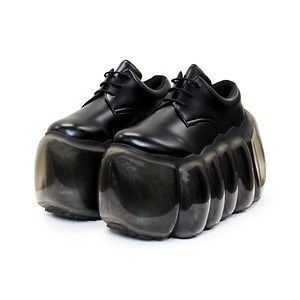 ミキオサカベ24年秋冬新作“11cm厚底クリアソール”「ハイバブル