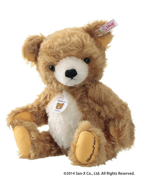 シュタイフ×リラックマのテディベアが限定発売 - 背中のチャック、胸