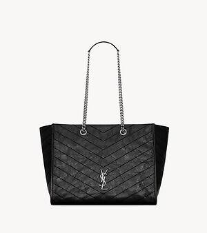 サンローランの新型バッグ「ニキ ショッピング」ヴィンテージ風レザー