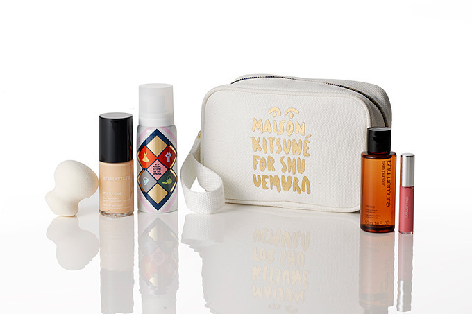シュウ ウエムラ×メゾン キツネ、クリスマスコスメを展開 - 4種の限定