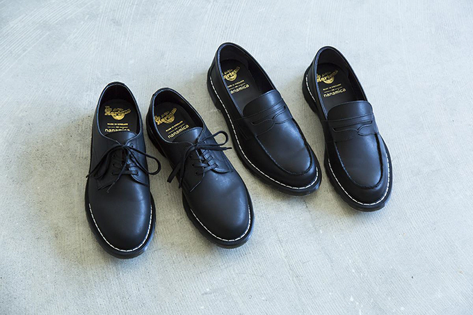 ナナミカ×ドクターマーチン、ミリタリーシューズとローファー発売