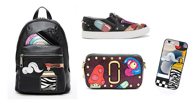 マーク ジェイコブスの新作バッグ＆シューズ、カエルやキノコでポップ