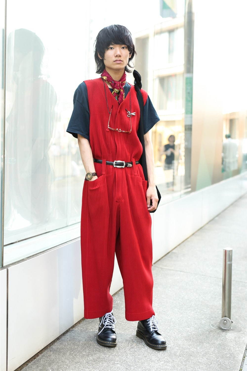 プリーツ プリーズ イッセイ ミヤケ(PLEATS PLEASE ISSEY MIYAKE)着用