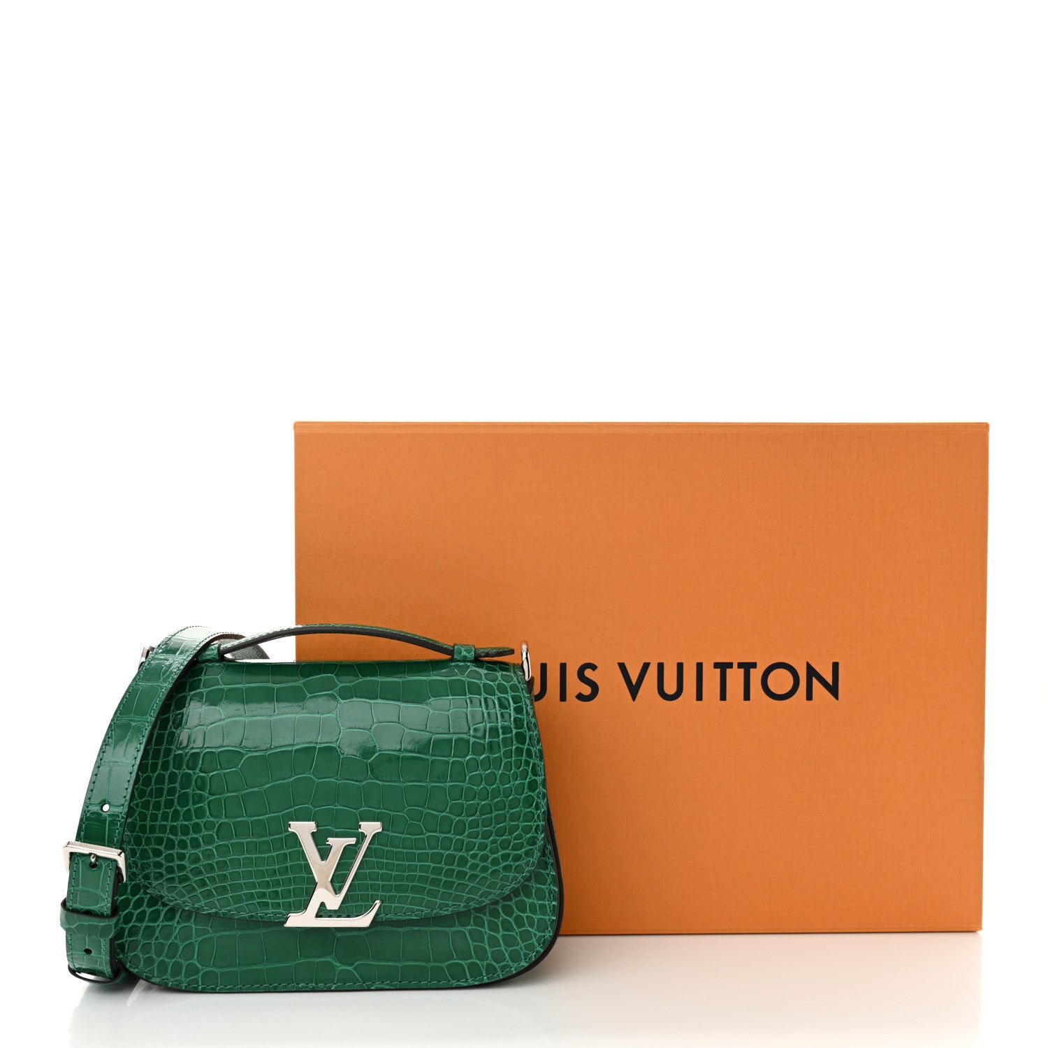 Louis Vuitton Shiny Alligator Vivienne NM Green 1716626 – FASHIONPHILE
