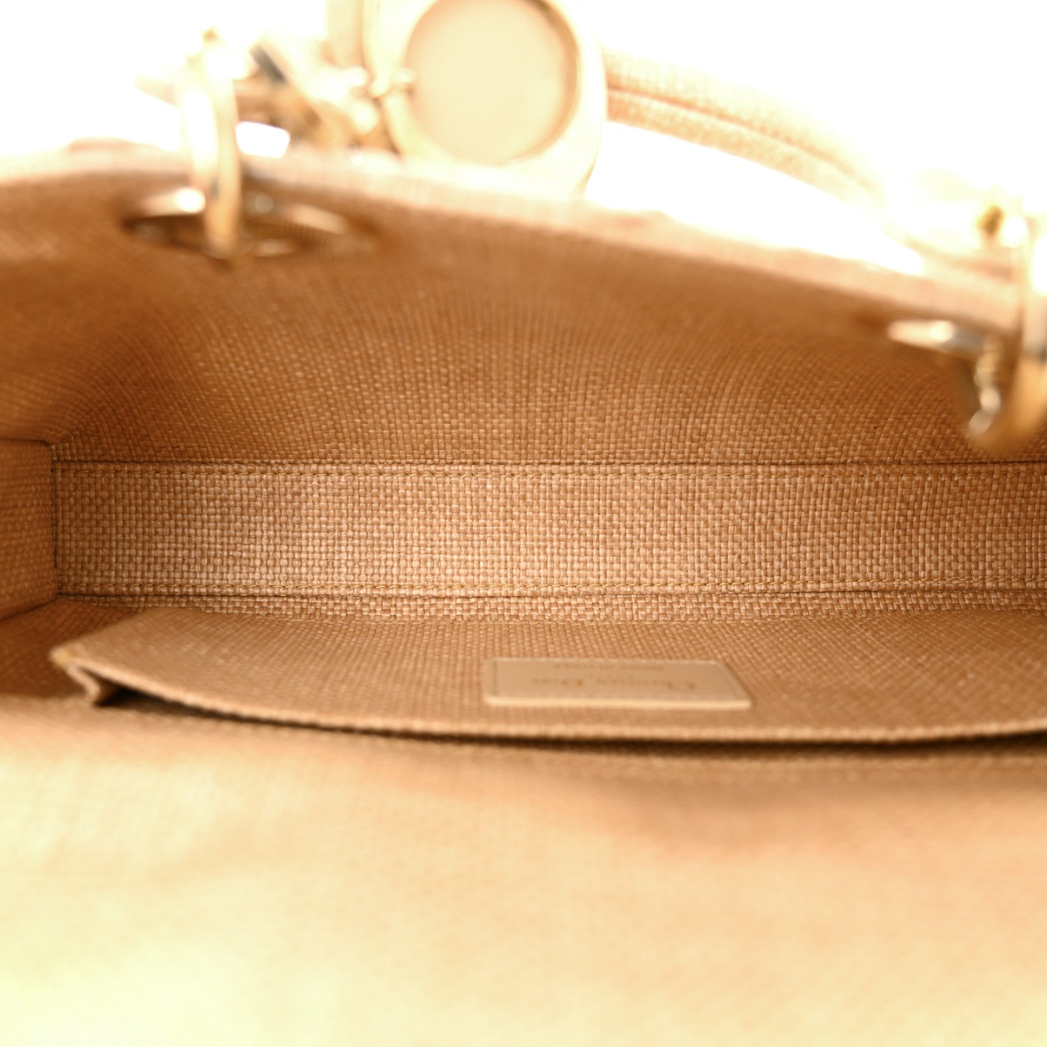 Christian Dior Raffia Medium Lady D-Joy Natural 1659333 – FASHIONPHILE