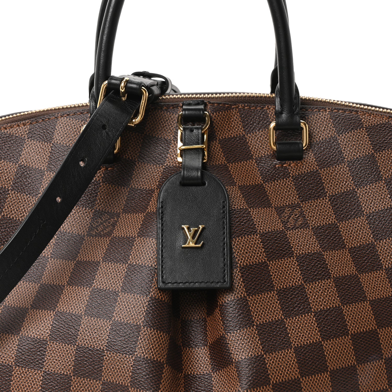 Louis Vuitton Damier Ebene Odeon Tote MM Black 1819961 – FASHIONPHILE