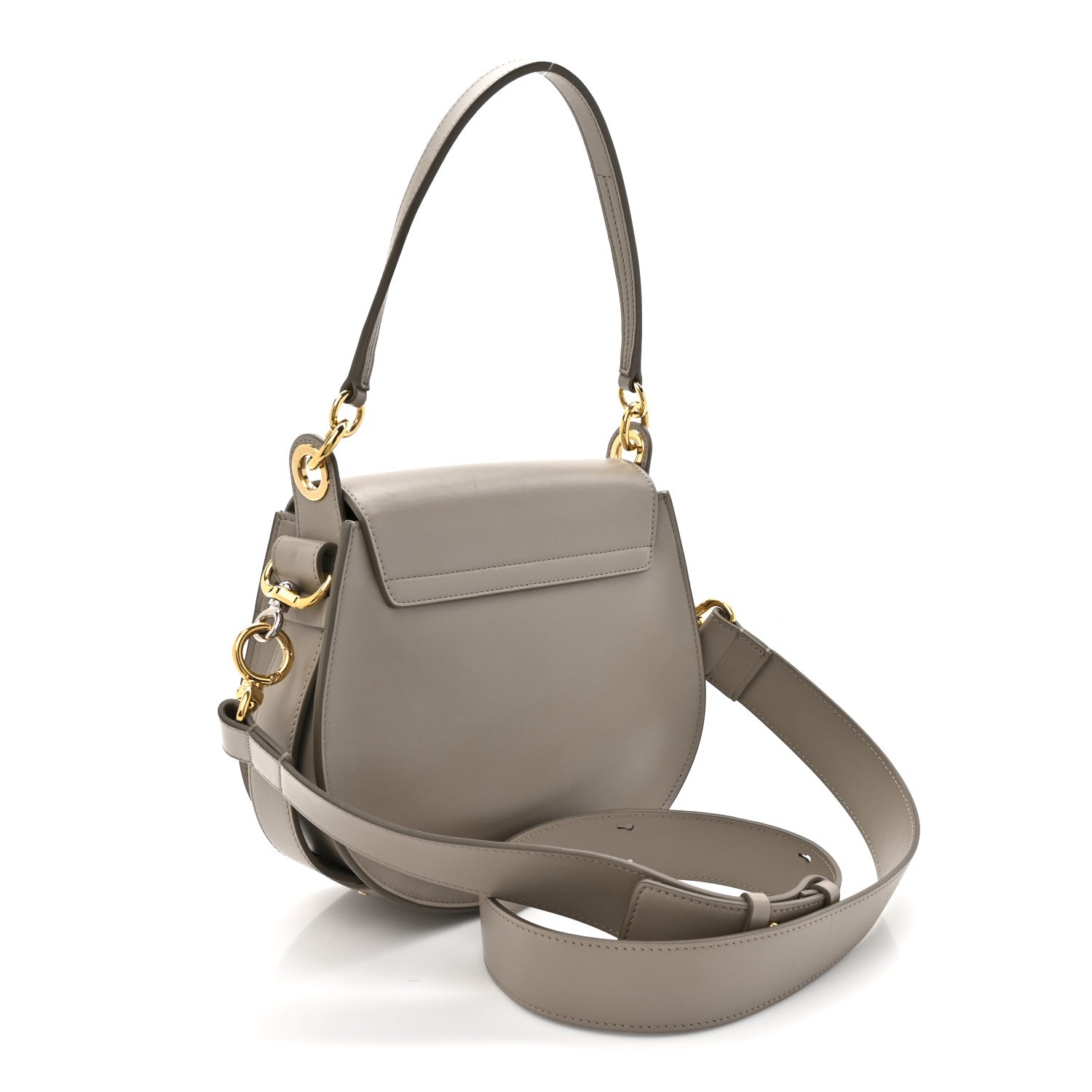 Chloe Calfskin Small Tess Bag Motty Grey 1812071 – FASHIONPHILE