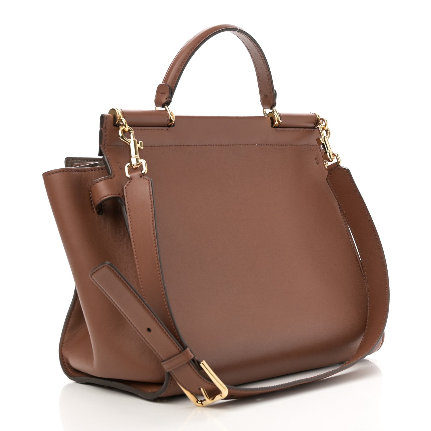 Dolce & Gabbana DOLCE GABBANA Vitello Morbido Large Sicily 62 Bag