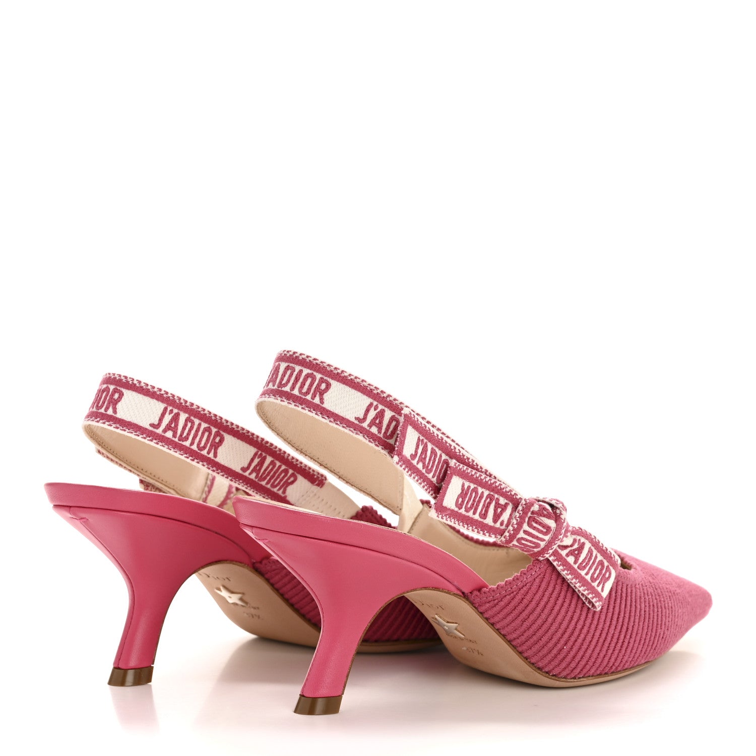 Christian Dior Technical Canvas Ribbon J Adior Slingback 65mm