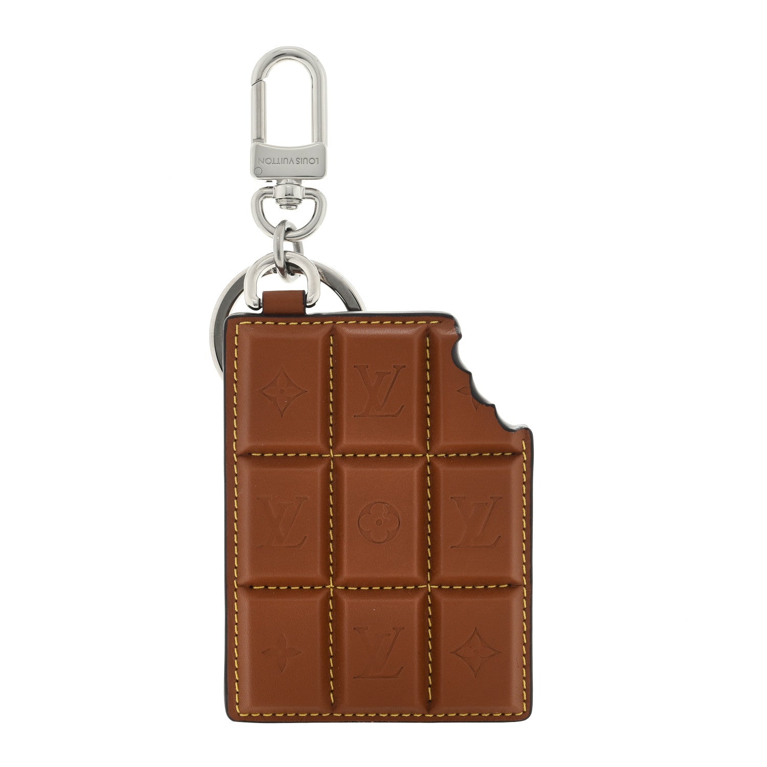 Louis Vuitton Monogram LV Chocolate Bar Bag Charm Key Holder