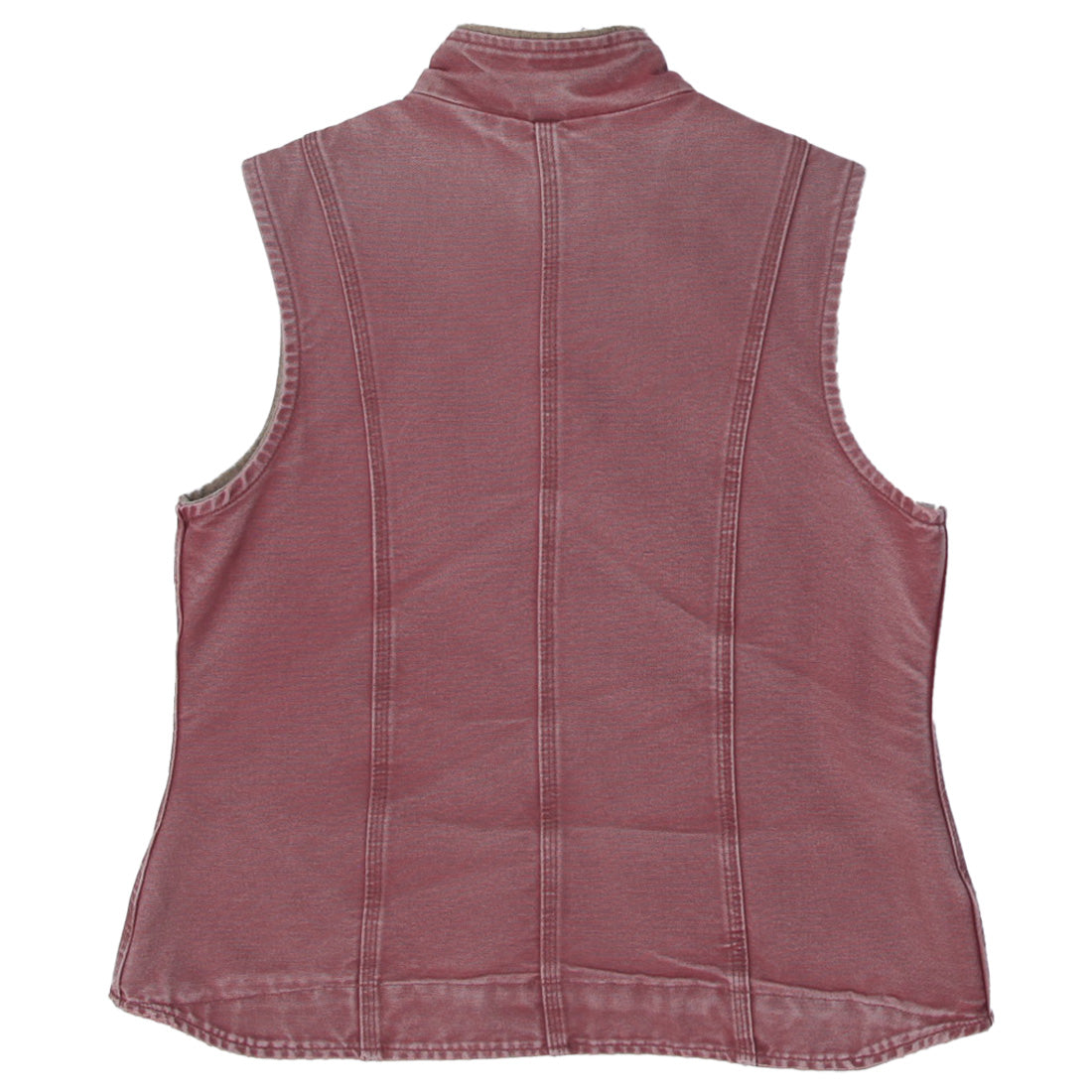 Shop Ladies Carhartt WV001 VRS Faded Pink Fleece Lined Duck Vest