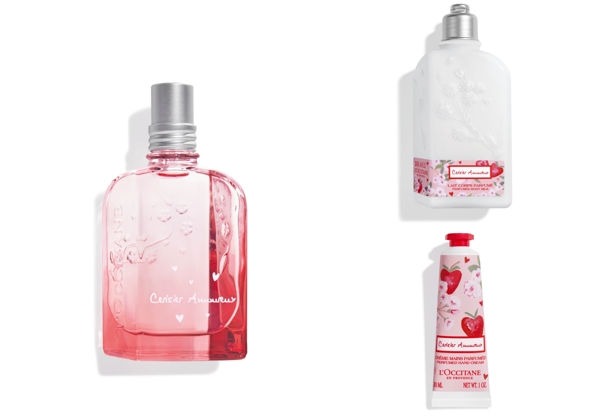 ロクシタンが春限定「チェリーストロベリー」シリーズを発売 桜と