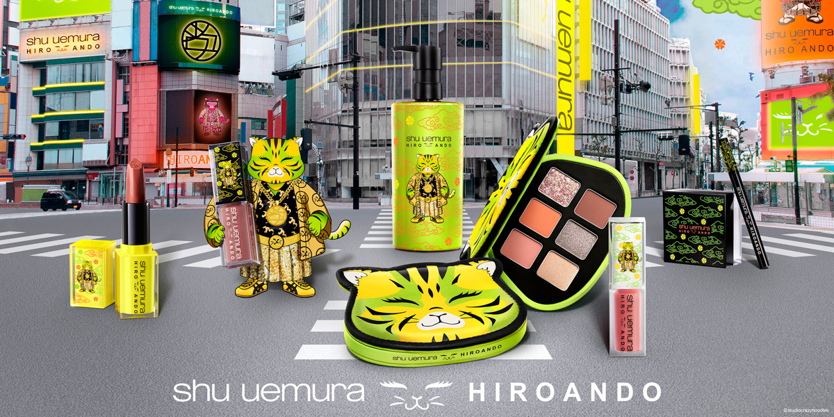 シュウ ウエムラがデジタルアーティスト アンドウ・ヒロとコラボ