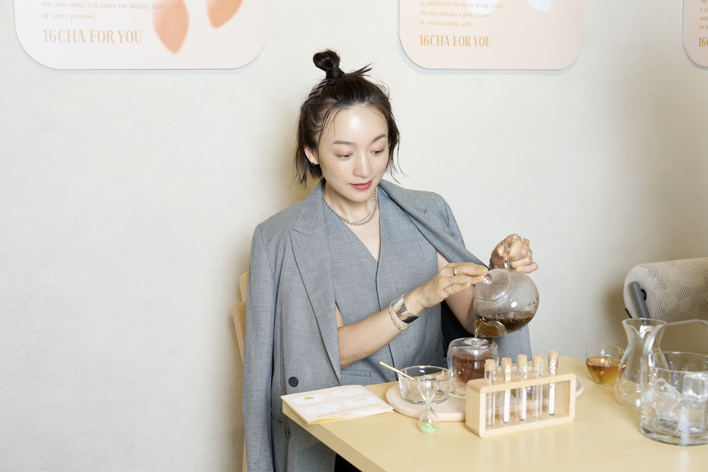 世界に一つだけの「十六茶」が楽しめるポップアップショップが神宮前に