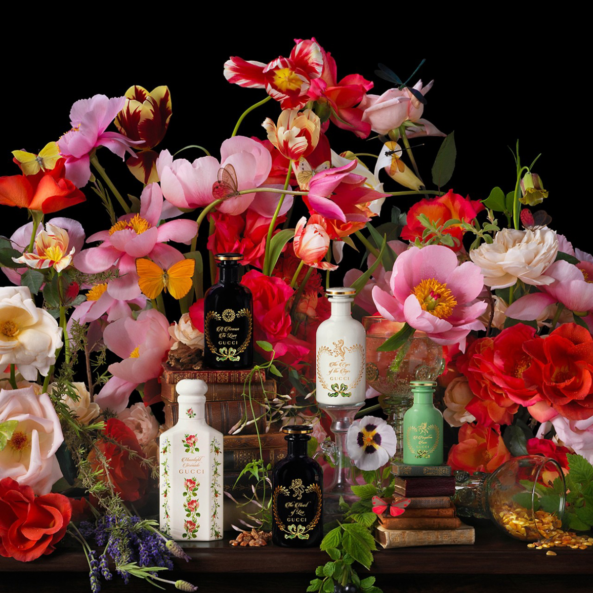 グッチ香水「ザ アルケミスト ガーデン」の新作はライオンに着想