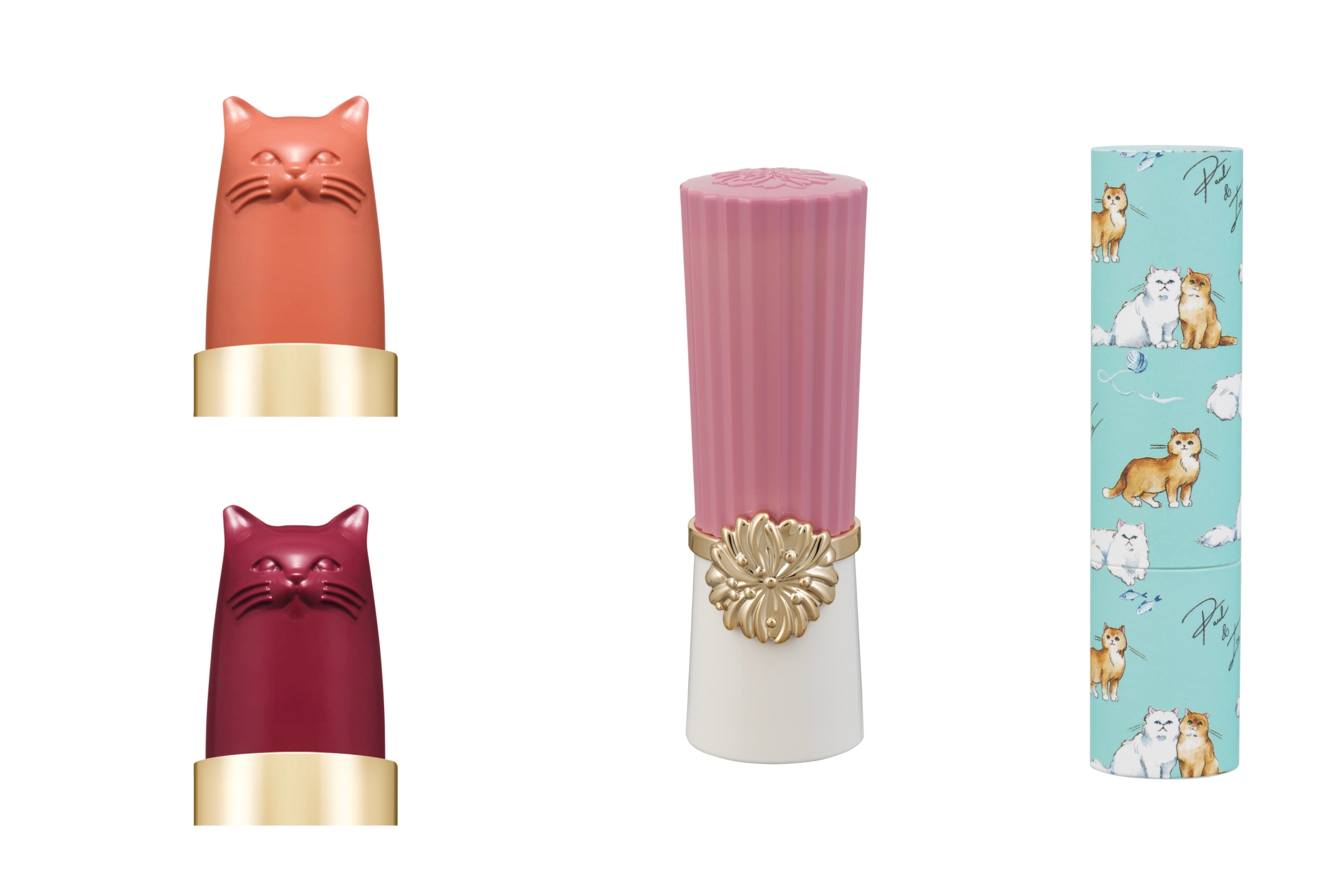 ポール ＆ ジョー ボーテから限定の“猫リップ”が登場 猫モチーフの