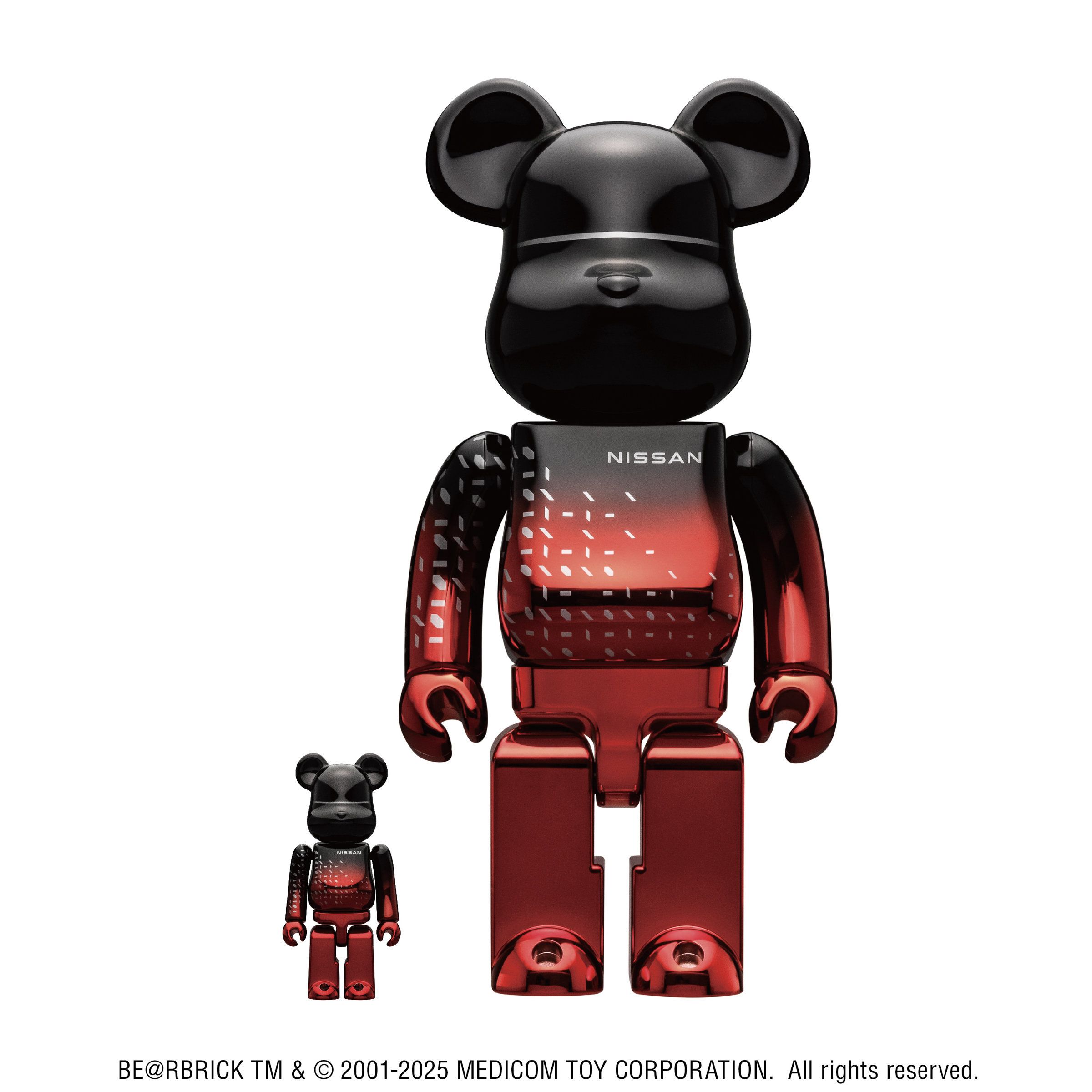 日産が「ベアブリック」とコラボ、デジタル化した桜の花びらをデザイン