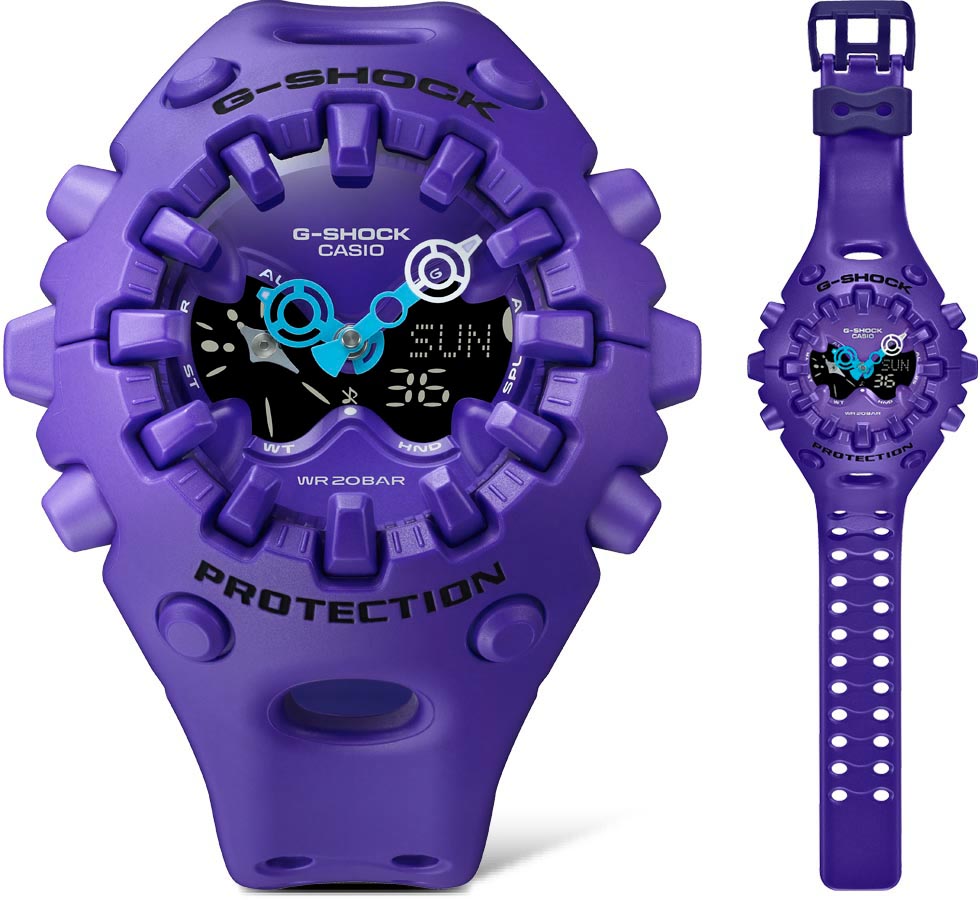 ロンハーマンがGショック「GA-2100」の別注モデルを発売 アナログ文字