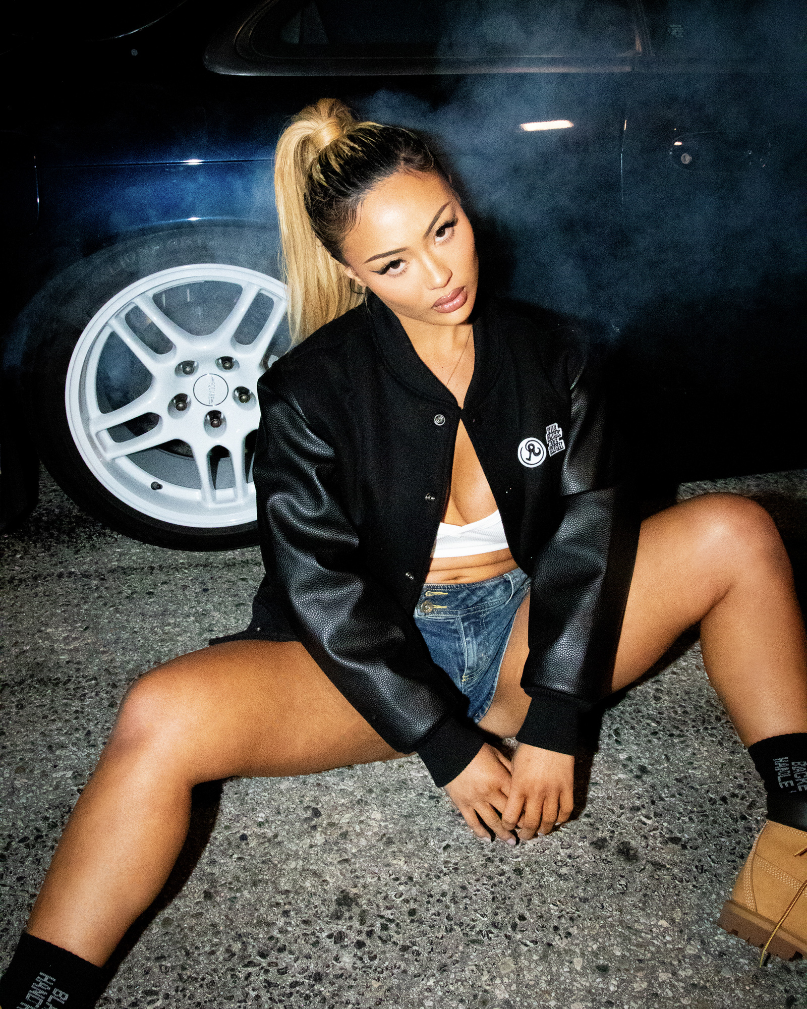 リチャードソンがブラックアイパッチと初コラボ バーシティジャケット