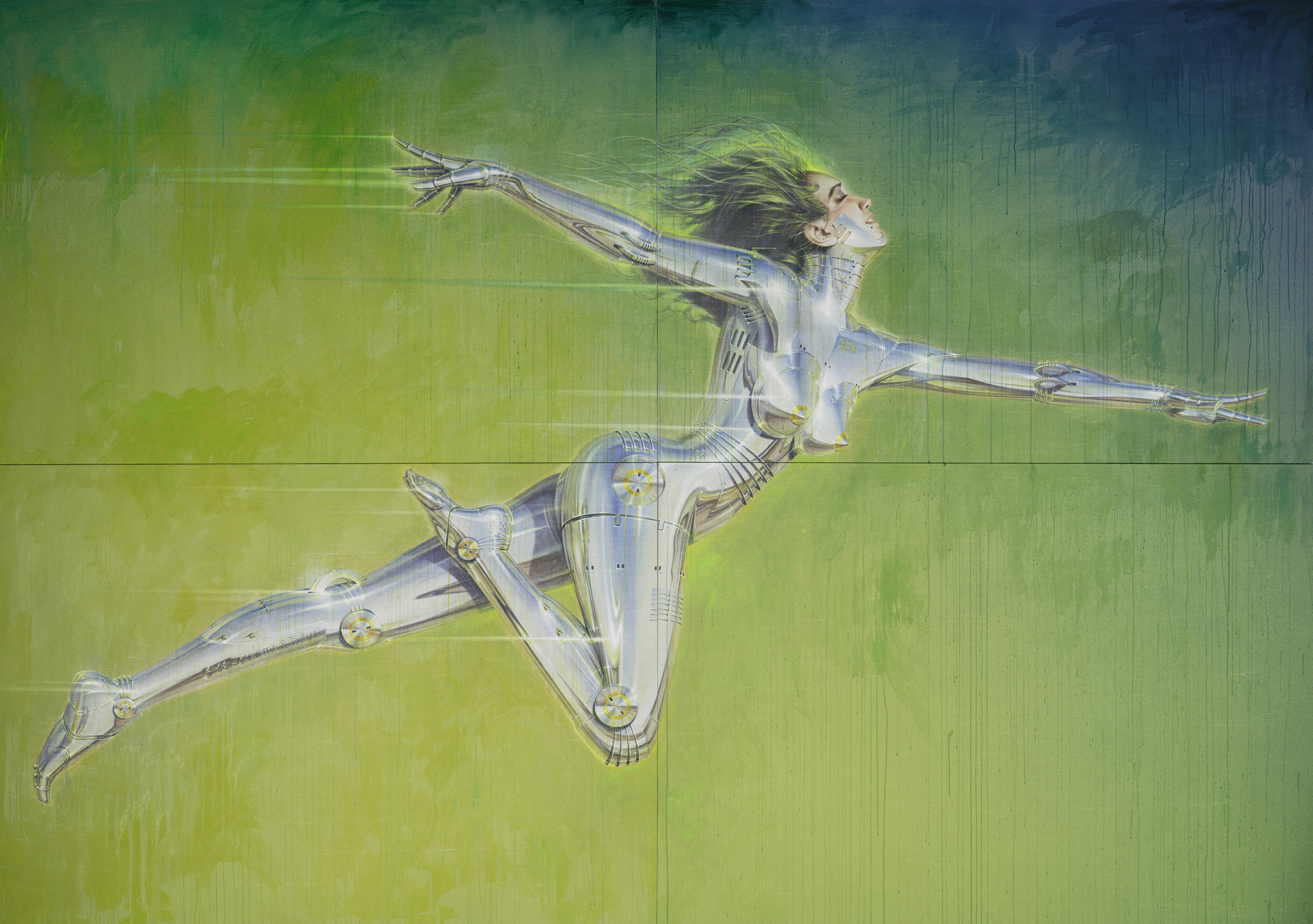 空山基の過去最大規模の回顧展が開催 ディオールとのコラボ作品を展示