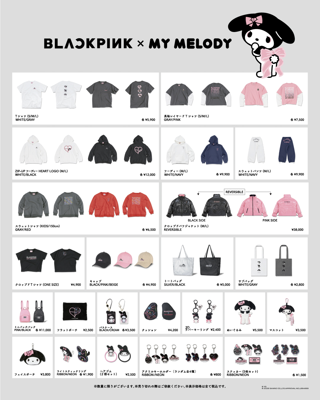 BLACKPINKワールドツアーの日本公演を記念したグッズが登場 マイ