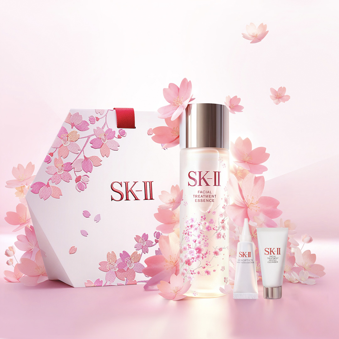 SK-IIが桜デザインの数量限定コフレ発売 桜をテーマに巡回する