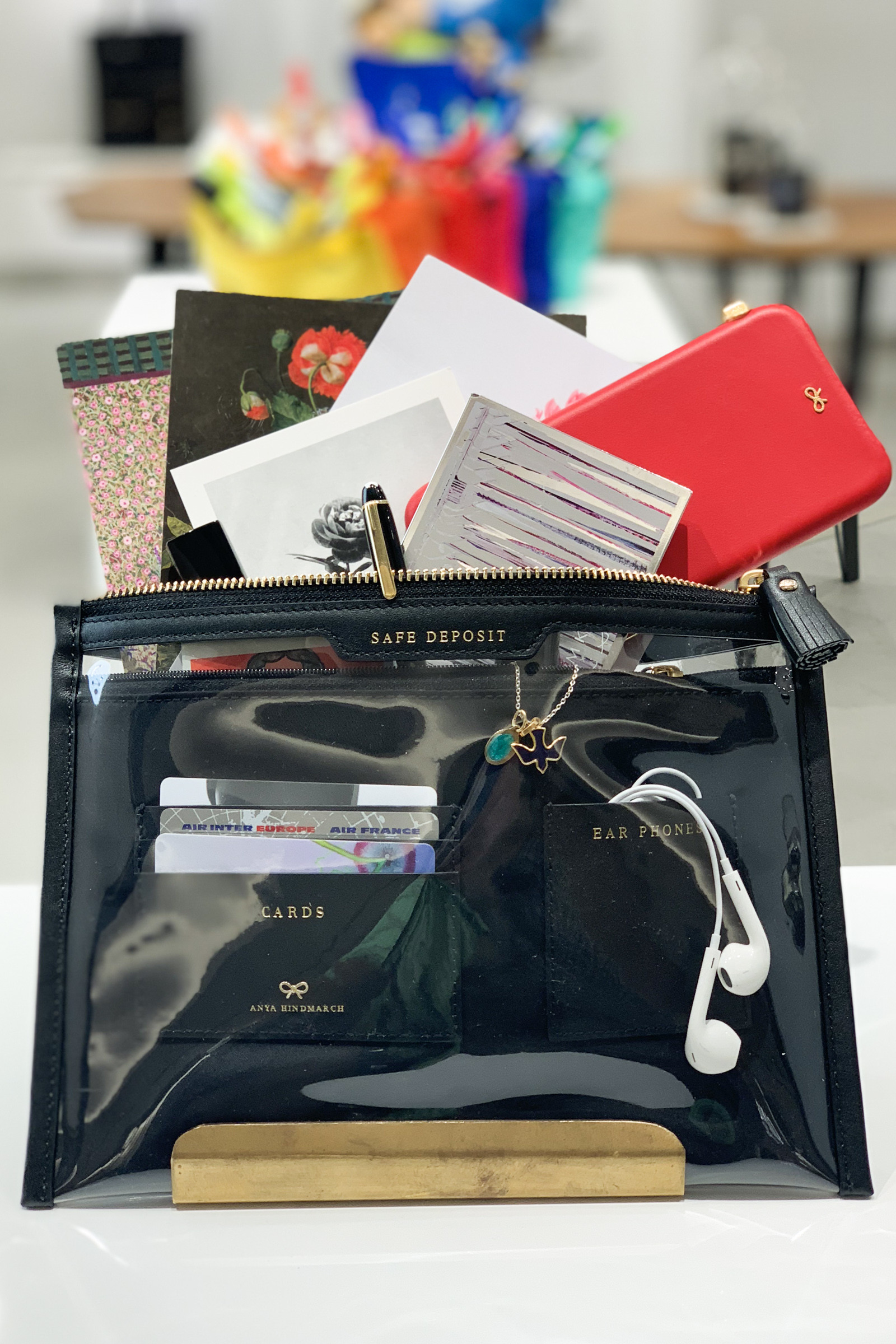 アニヤハインドマーチ コスメポーチ ブラシセット トラベル AH ロゴ